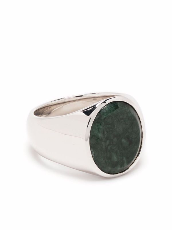 browns Tom Wood oval marble ring | Browns Rings