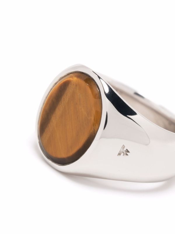 Browns Tom Wood Oval Tiger Eye Ring | Browns Rings