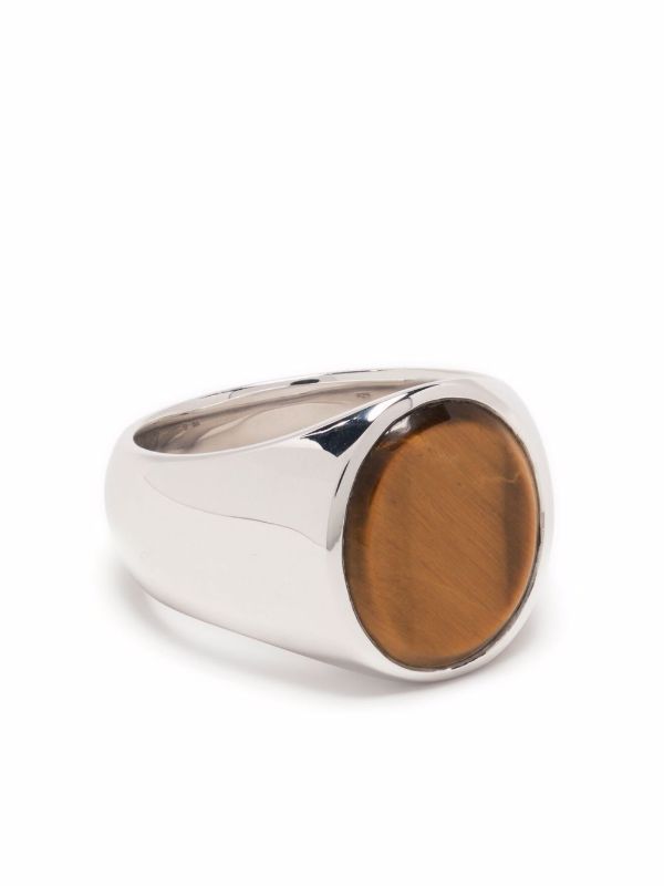 browns Tom Wood oval tiger eye ring | Browns Rings