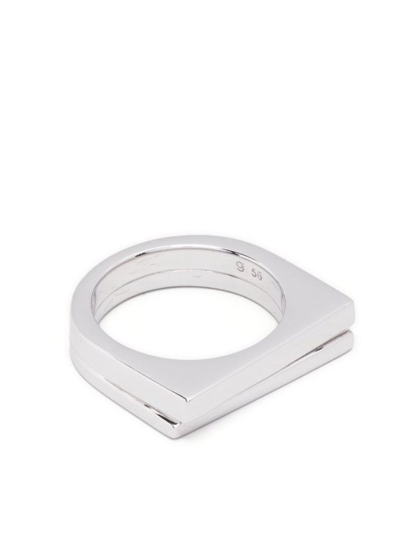 browns Tom Wood Step L layered ring | Browns Rings