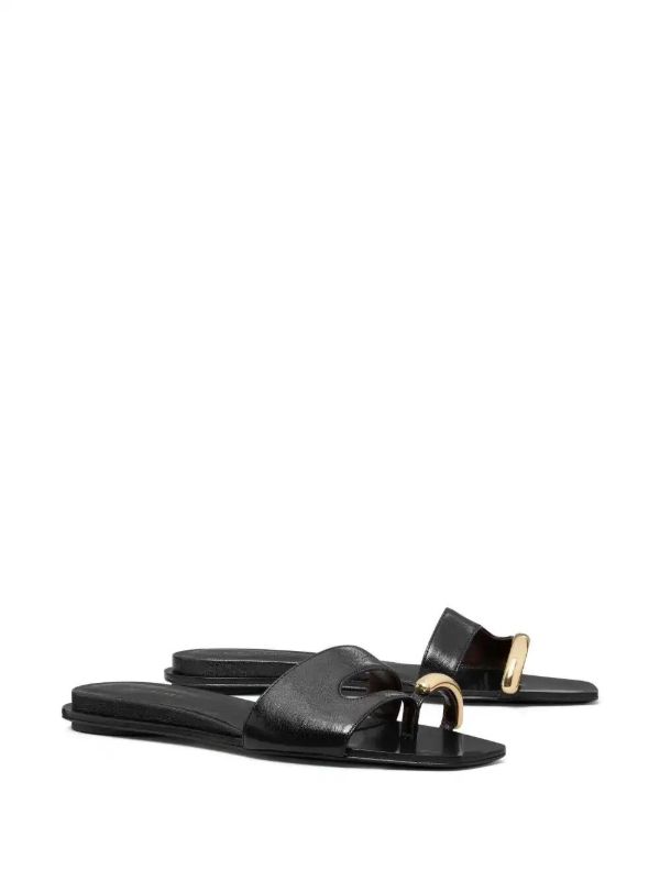 Browns Tory Burch Pierced Slides | Browns Sandals
