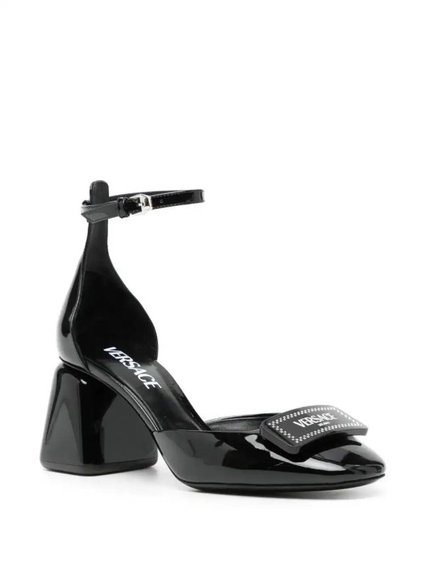 Browns Versace 80mm Leather Pumps | Browns Pumps