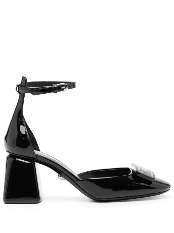 browns Versace 80mm leather pumps | Browns Pumps