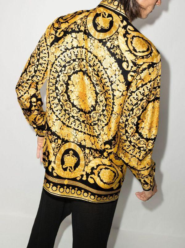 Browns Versace Barocco Silk Shirt | Browns Shirts