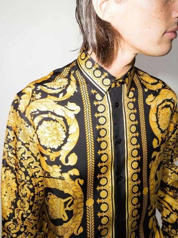 Browns Versace Barocco Silk Shirt | Browns Shirts