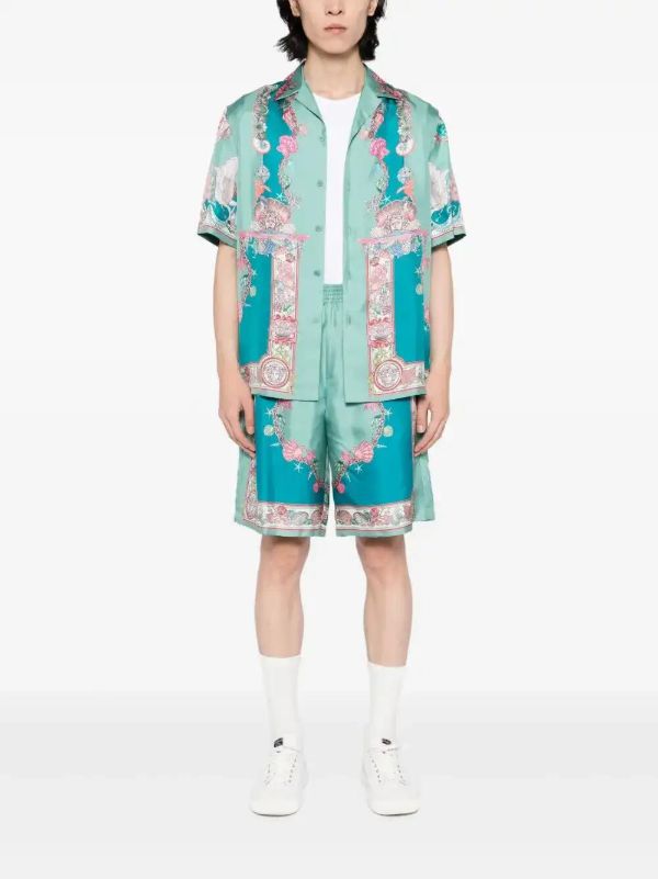 Browns Versace Coral Theatre Shirt | Browns Shirts