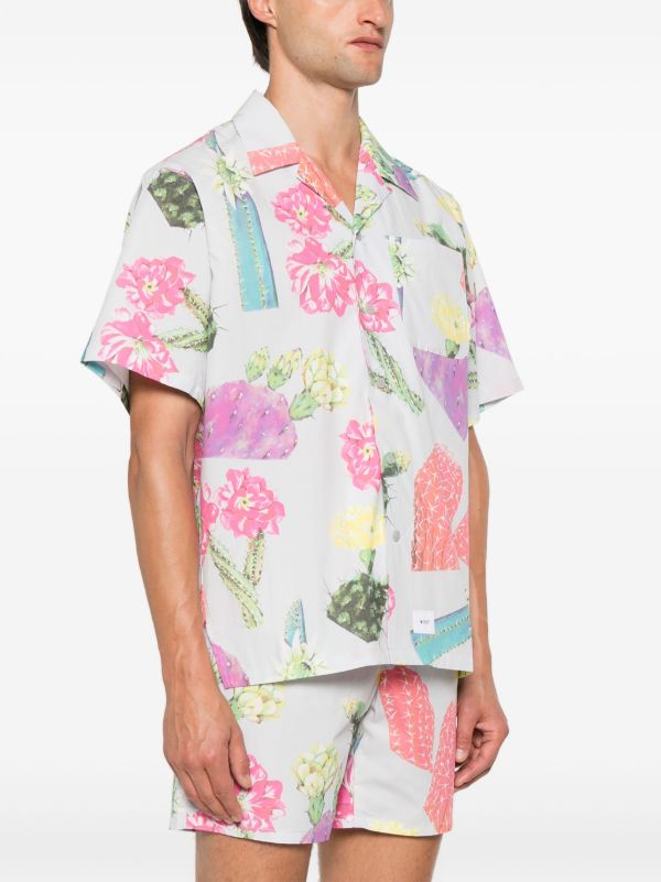 Browns WTAPS Printed Cotton Shirt | Browns Shirts
