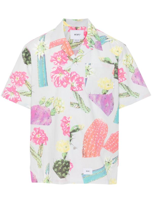 browns WTAPS Printed Cotton Shirt | Browns Shirts