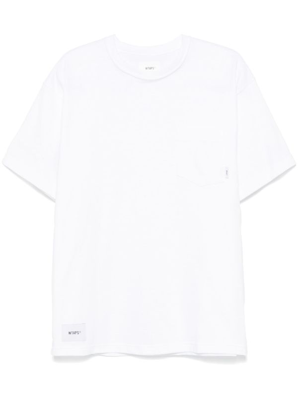 browns WTAPS White Cotton T-Shirt | Browns T-Shirts