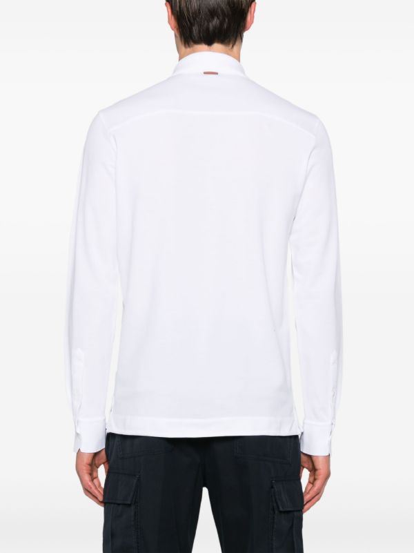 Browns Zegna Cotton Polo Shirt | Browns Polo Shirts