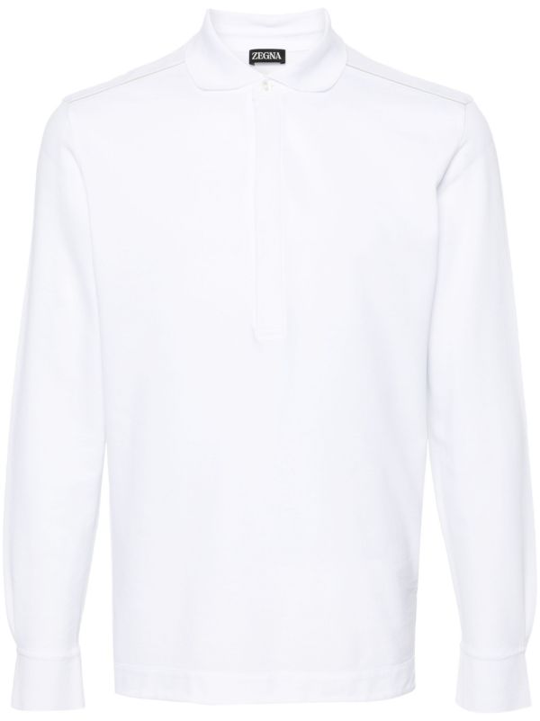 browns Zegna cotton polo shirt | Browns Polo Shirts