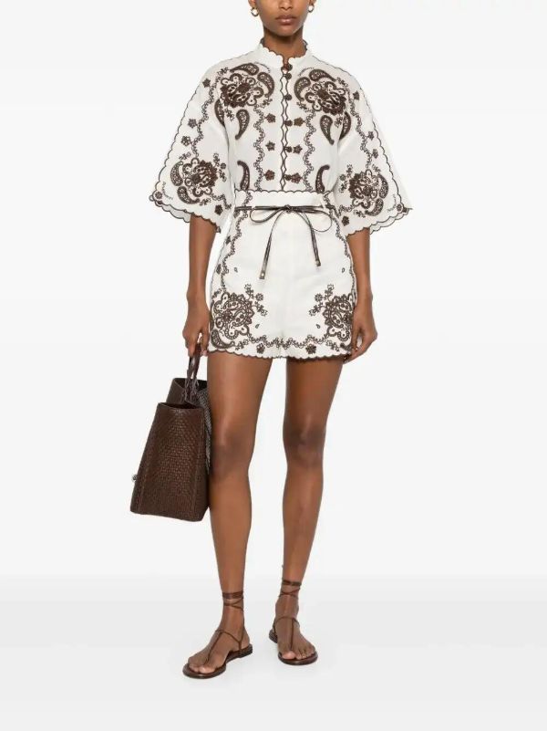 Browns ZIMMERMANN Ascension Shirt | Browns Shirts