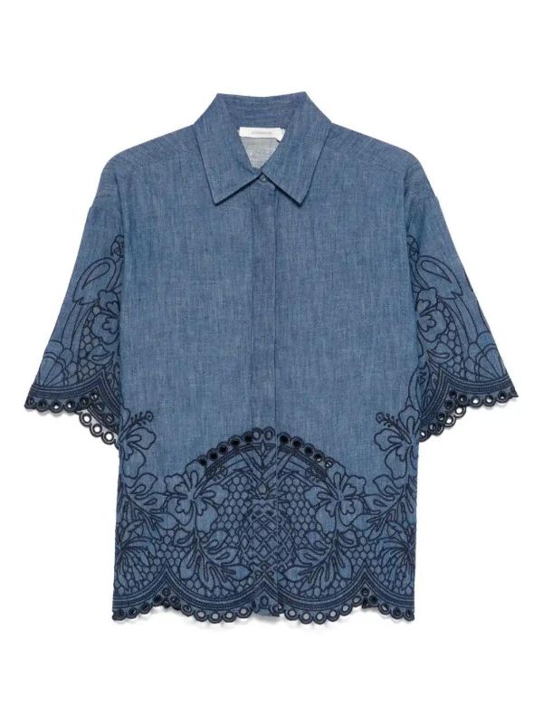 browns ZIMMERMANN embroidered shirt | Browns Shirts