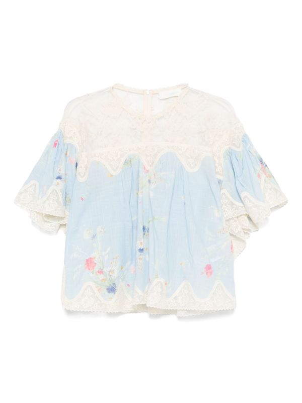 browns ZIMMERMANN Lucky blouse | Browns Blouses