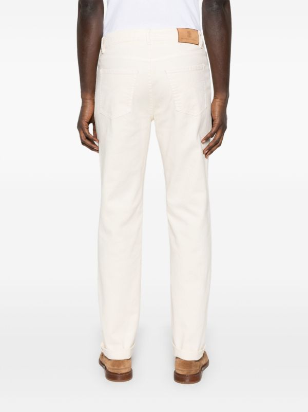 Browns Brunello Cucinelli Appliqué Straight Jeans | Browns Regular & Straight-Leg Jeans