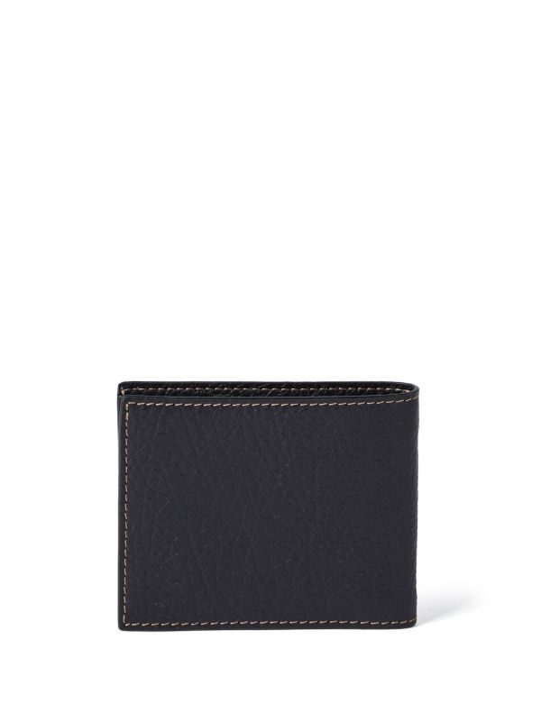 Browns Brunello Cucinelli Black Stitch-detail Leather Cardholder | Browns Wallets & Billfolds