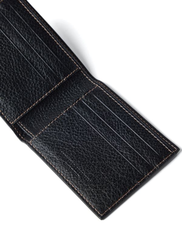 Browns Brunello Cucinelli Black Stitch-detail Leather Cardholder | Browns Wallets & Billfolds