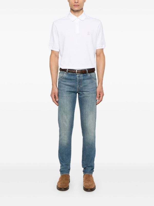 Browns Brunello Cucinelli Cotton Polo Shirt | Browns Polo Shirts