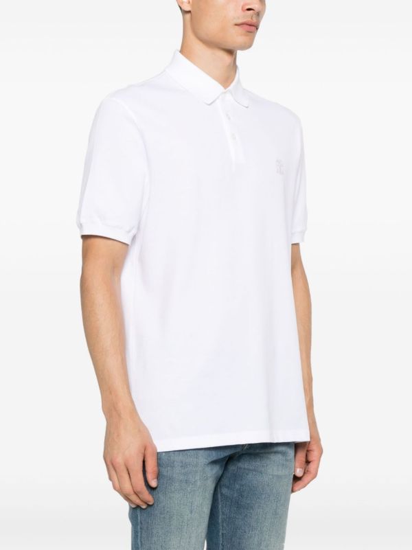 Browns Brunello Cucinelli Cotton Polo Shirt | Browns Polo Shirts