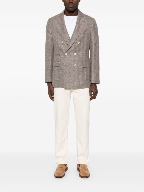 Browns Brunello Cucinelli Double-Breasted Blazer | Browns Blazers
