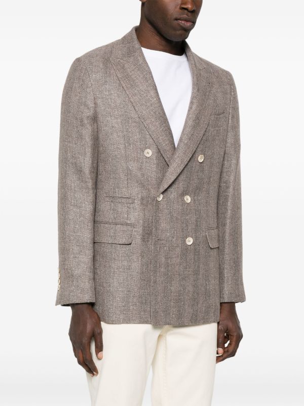Browns Brunello Cucinelli Double-Breasted Blazer | Browns Blazers