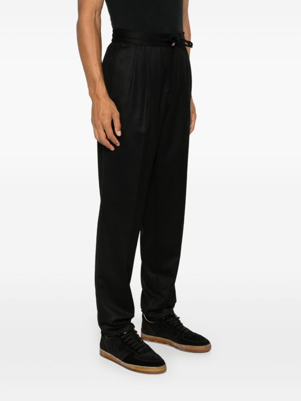 Browns Brunello Cucinelli Double-Pleat Virgin-Wool Trousers | Browns Tapered Pants