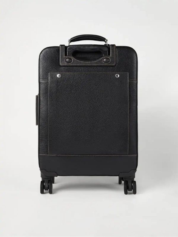 Browns Brunello Cucinelli Grained Leather Suitcase | Browns Luggage & Holdalls