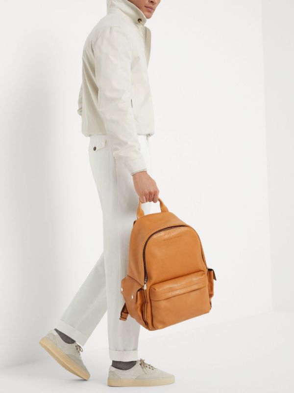 Browns Brunello Cucinelli Leather Backpack | Browns Backpacks