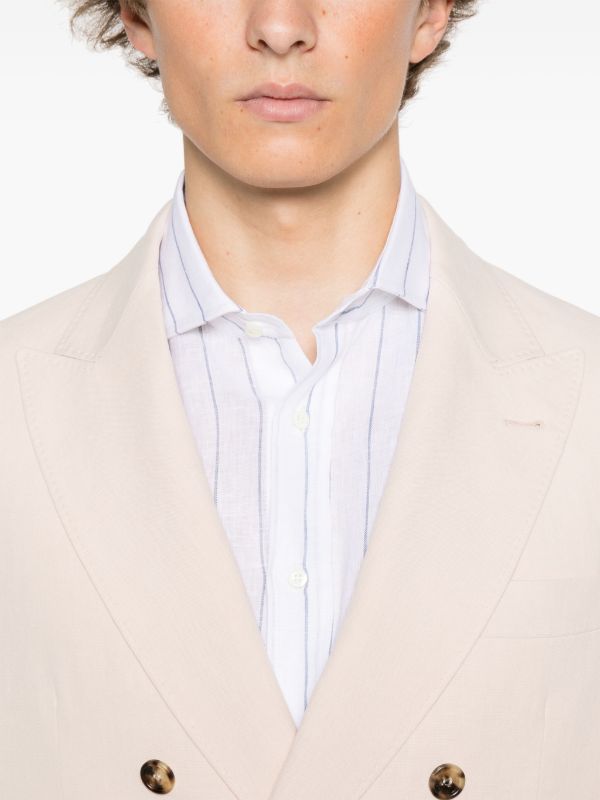 Browns Brunello Cucinelli Linen Suit | Browns Single Breasted Suits