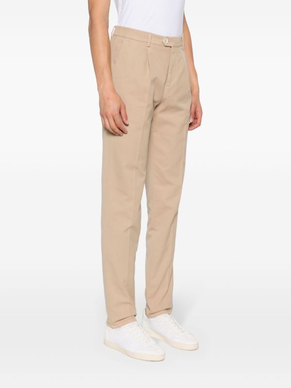 Browns Brunello Cucinelli Neutral Straight-Leg Chino Trousers | Browns Chinos