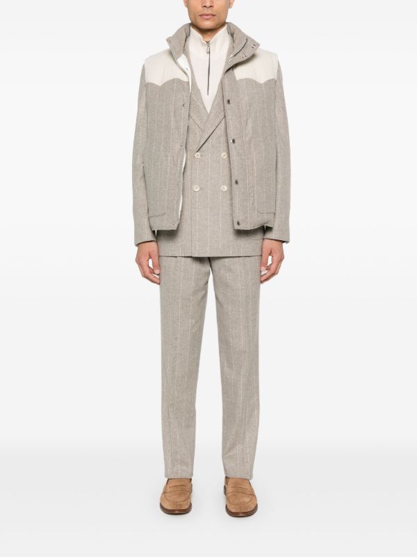 Browns Brunello Cucinelli Pinstripe Suit | Browns Suit Jackets