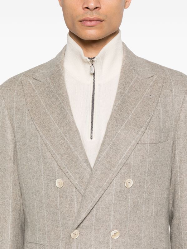 Browns Brunello Cucinelli Pinstripe Suit | Browns Suit Jackets