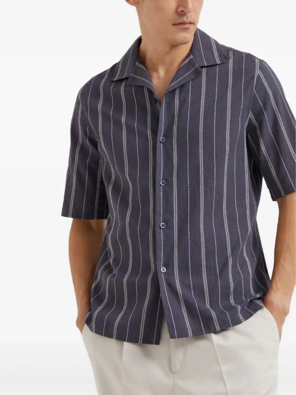 Browns Brunello Cucinelli Striped Shirt | Browns Shirts