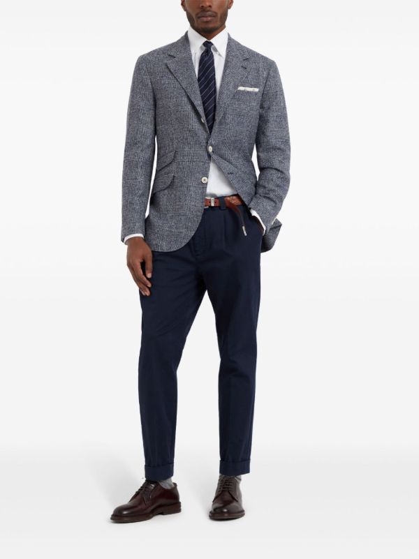 Browns Brunello Cucinelli Tapered Cotton Trousers | Browns Tapered Pants