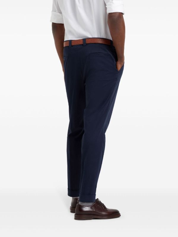 Browns Brunello Cucinelli Tapered Cotton Trousers | Browns Tapered Pants