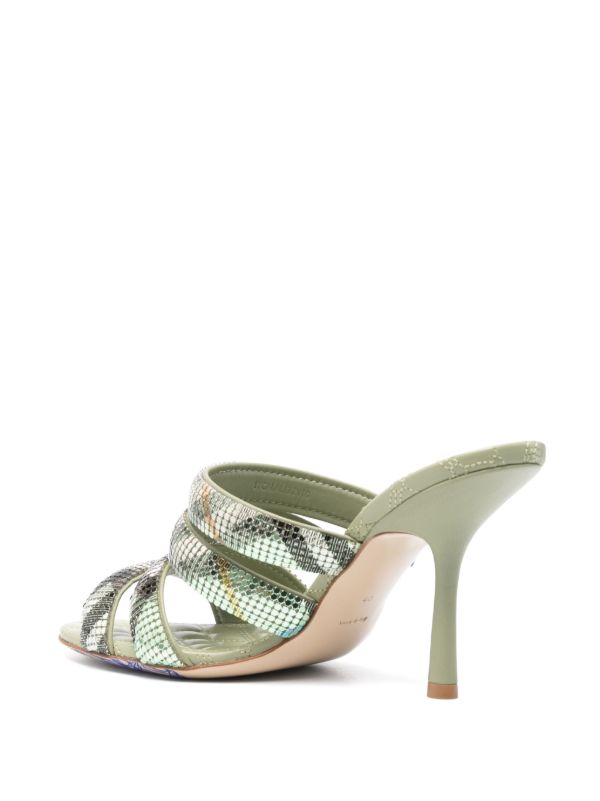 Browns Burberry 100mm Check Mesh Mules | Browns Mules