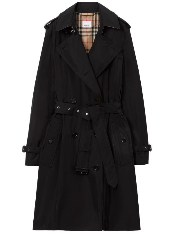 browns Burberry Black Kensington Trench Coat | Browns Trench Coats & Raincoats