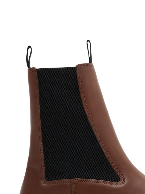 Browns Burberry Brown Creeper Leather Chelsea Boots | Browns Boots