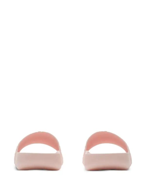Browns Burberry Check-Embossed Slides | Browns Flip Flops & Slides
