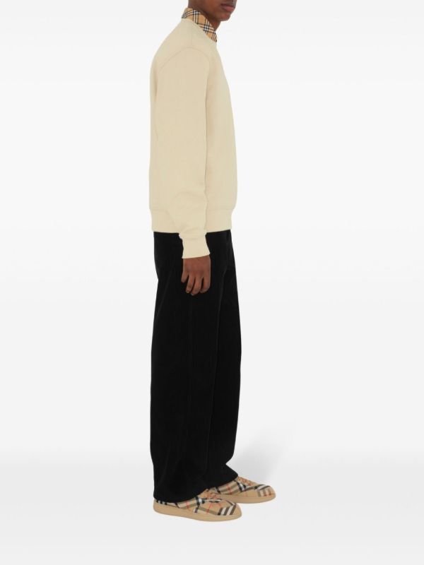Browns Burberry Check-patch Sweatshirt | Browns Sweatshirts