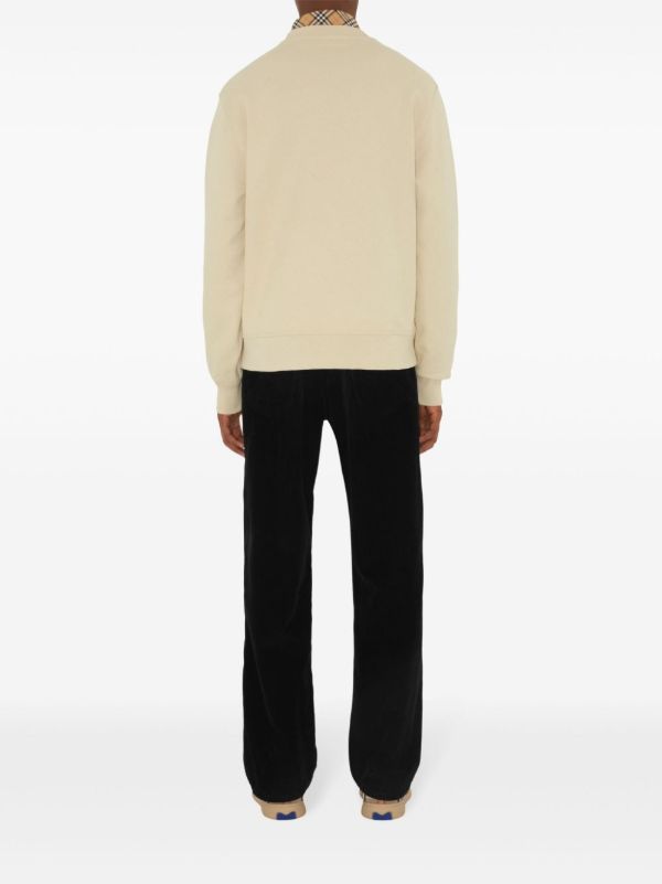 Browns Burberry Check-patch Sweatshirt | Browns Sweatshirts