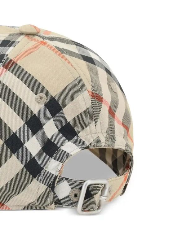 Browns Burberry Checked EKD Baseball Cap | Browns Hats