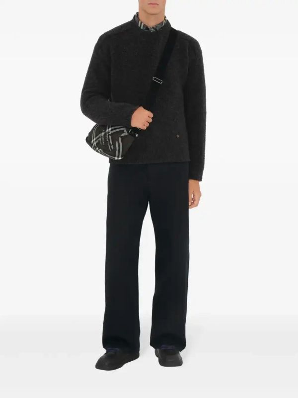 Browns Burberry Checked Messenger Bag | Browns Messenger Bags