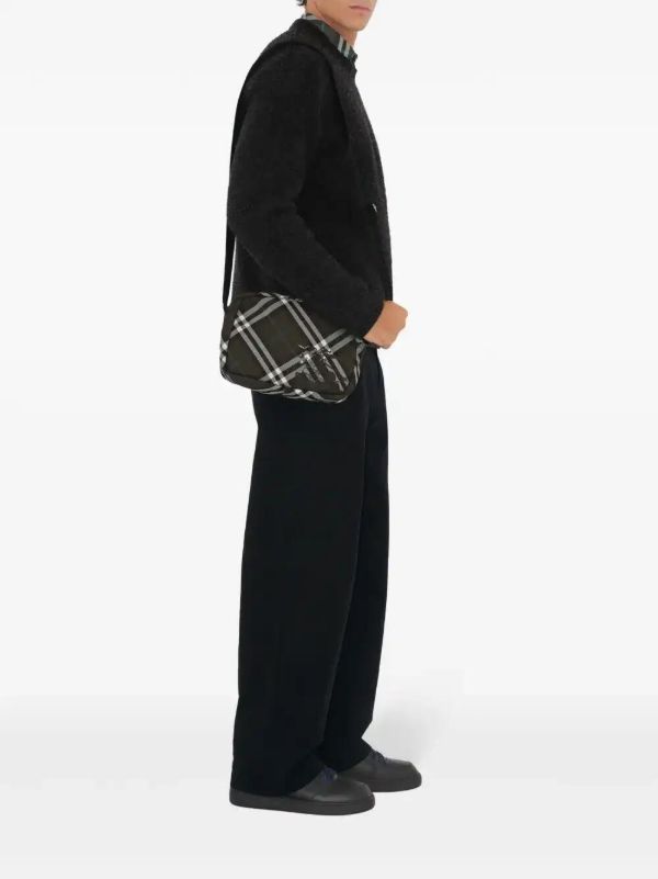 Browns Burberry Checked Messenger Bag | Browns Messenger Bags