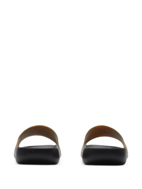 Browns Burberry Checked Slides | Browns Flip Flops & Slides