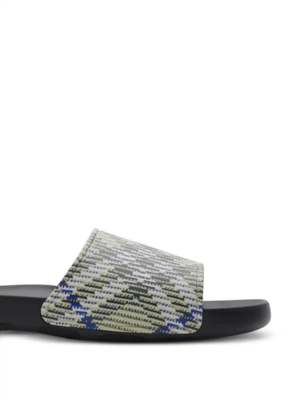 Browns Burberry Checked Slides | Browns Flip-Flops & Slides