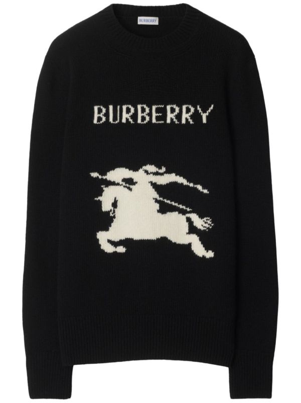 browns Burberry Equestrian Knight Sweater | Browns Knitted Sweaters