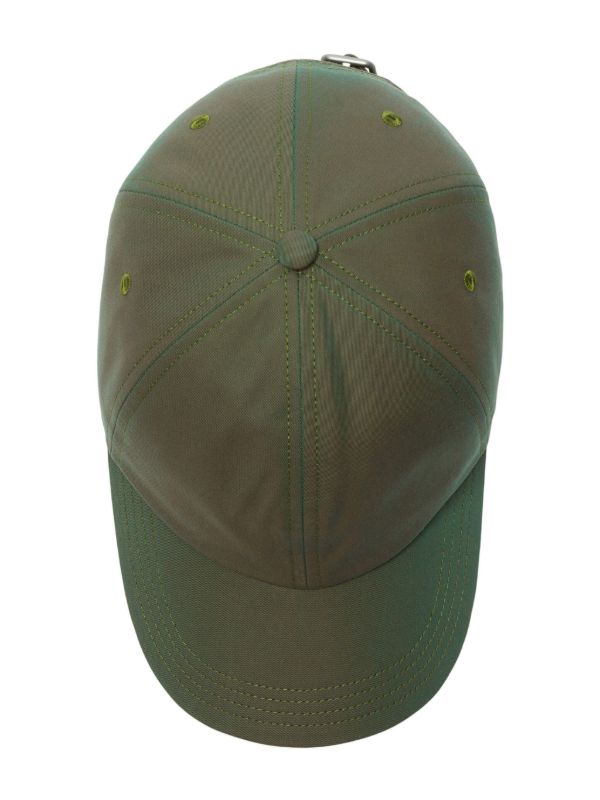 Browns Burberry Green Cotton Baseball Cap | Browns Hats