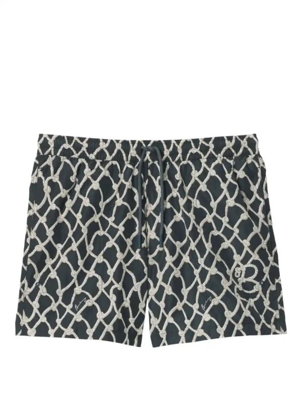 browns Burberry knot-print swim shorts | Browns Swim & Board Shorts