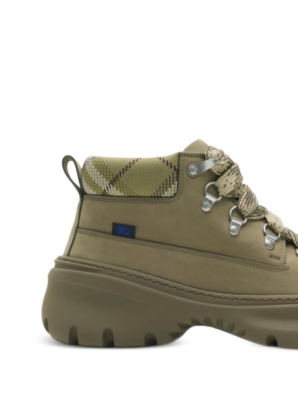 Browns Burberry Nubuck Scoot Hike Boots​ | Browns Boots